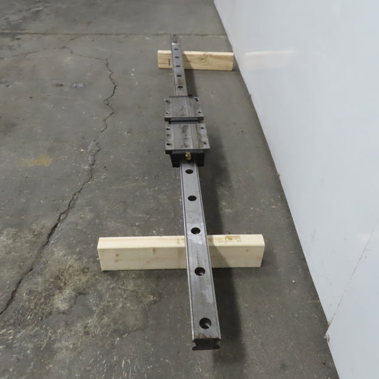 55mm Linear Guide Profile Rail 1860mm OAL W/ Ball Bearings THK HSR55