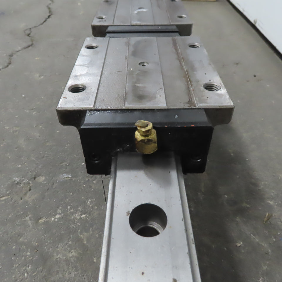 55mm Linear Guide Profile Rail 1860mm OAL W/ Ball Bearings THK HSR55