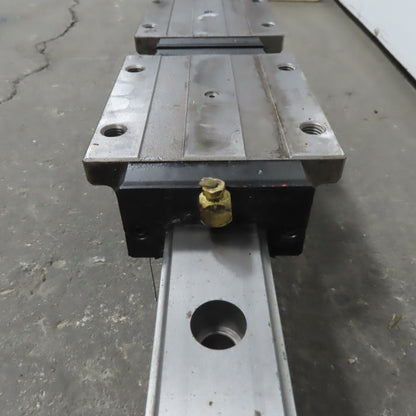 55mm Linear Guide Profile Rail 1860mm OAL W/ Ball Bearings THK HSR55