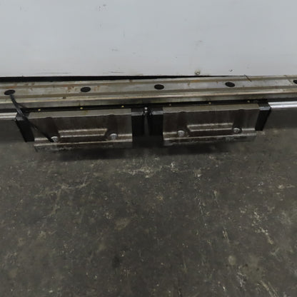 55mm Linear Guide Profile Rail 1860mm OAL W/ Ball Bearings THK HSR55