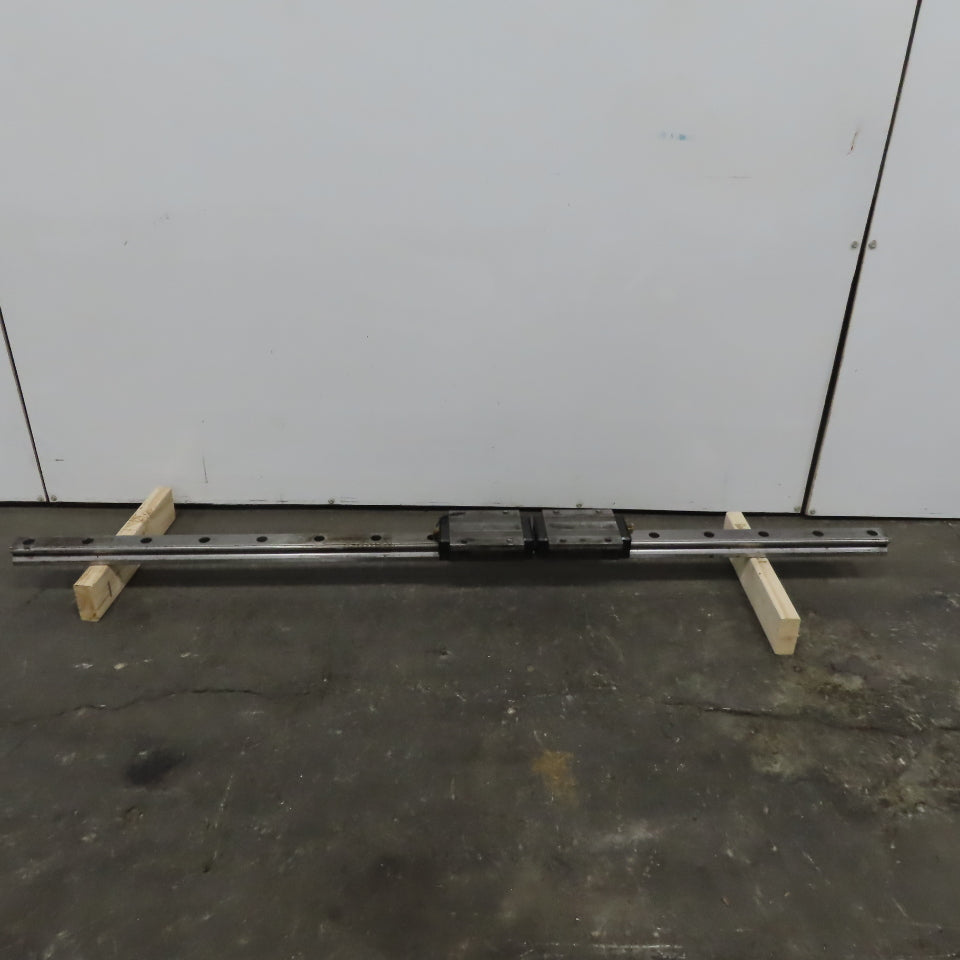 55mm Linear Guide Profile Rail 1860mm OAL W/ Ball Bearings THK HSR55