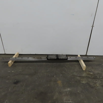 55mm Linear Guide Profile Rail 1860mm OAL W/ Ball Bearings THK HSR55