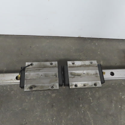 55mm Linear Guide Profile Rail 1860mm OAL W/ Ball Bearings THK HSR55