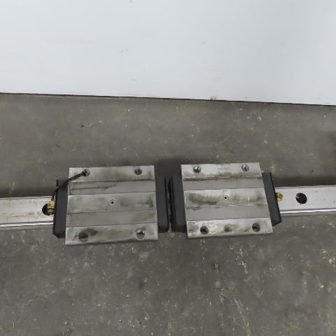 55mm Linear Guide Profile Rail 1860mm OAL W/ Ball Bearings THK HSR55