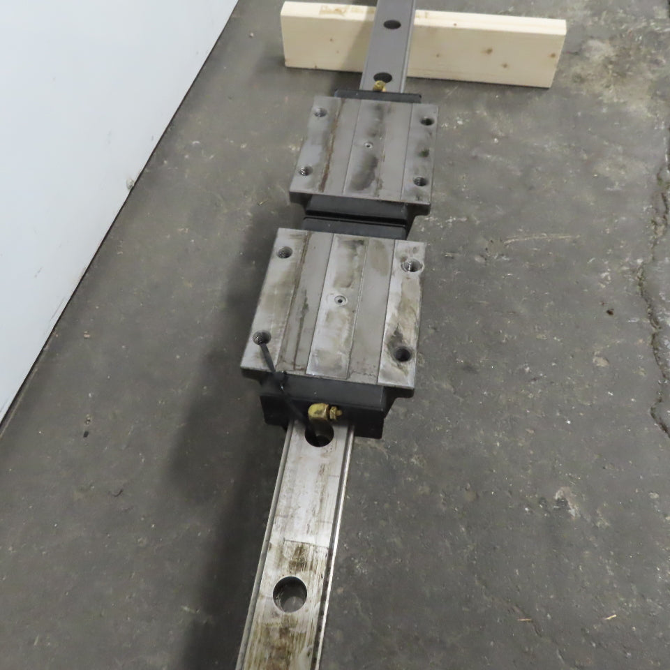 55mm Linear Guide Profile Rail 1860mm OAL W/ Ball Bearings THK HSR55