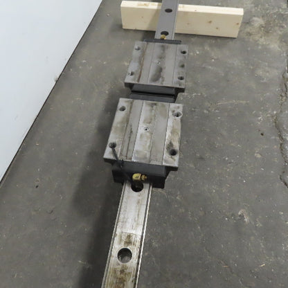 55mm Linear Guide Profile Rail 1860mm OAL W/ Ball Bearings THK HSR55
