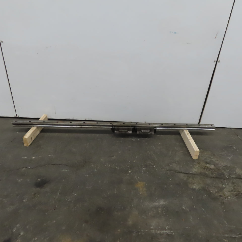 55mm Linear Guide Profile Rail 1860mm OAL W/ Ball Bearings THK HSR55
