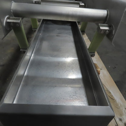 Hanging Stainless Steel Pan 60"x17-1/2" Vibratory Shaker Washdown Conveyor