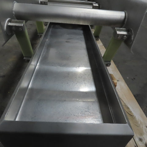 Hanging Stainless Steel Pan 60"x17-1/2" Vibratory Shaker Washdown Conveyor