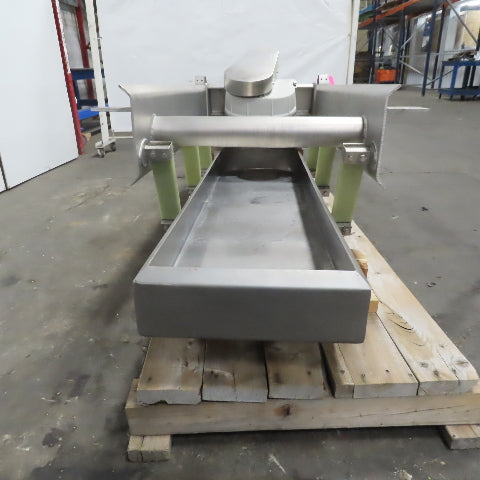 Hanging Stainless Steel Pan 60"x17-1/2" Vibratory Shaker Washdown Conveyor