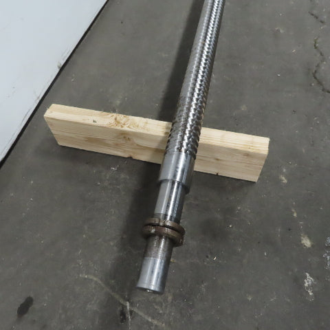 50mm Single Start 12mm Pitch Ball Screw Ball Nut 1500mm Screw Length 1850mm OAL