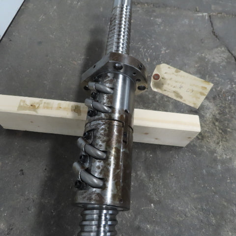 50mm Single Start 12mm Pitch Ball Screw Ball Nut 1500mm Screw Length 1850mm OAL