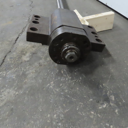 Mazak AJV 32/40 50mm Ball Screw 12mm Pitch Ball Nut 74" Screw Length 94-3/8" OAL