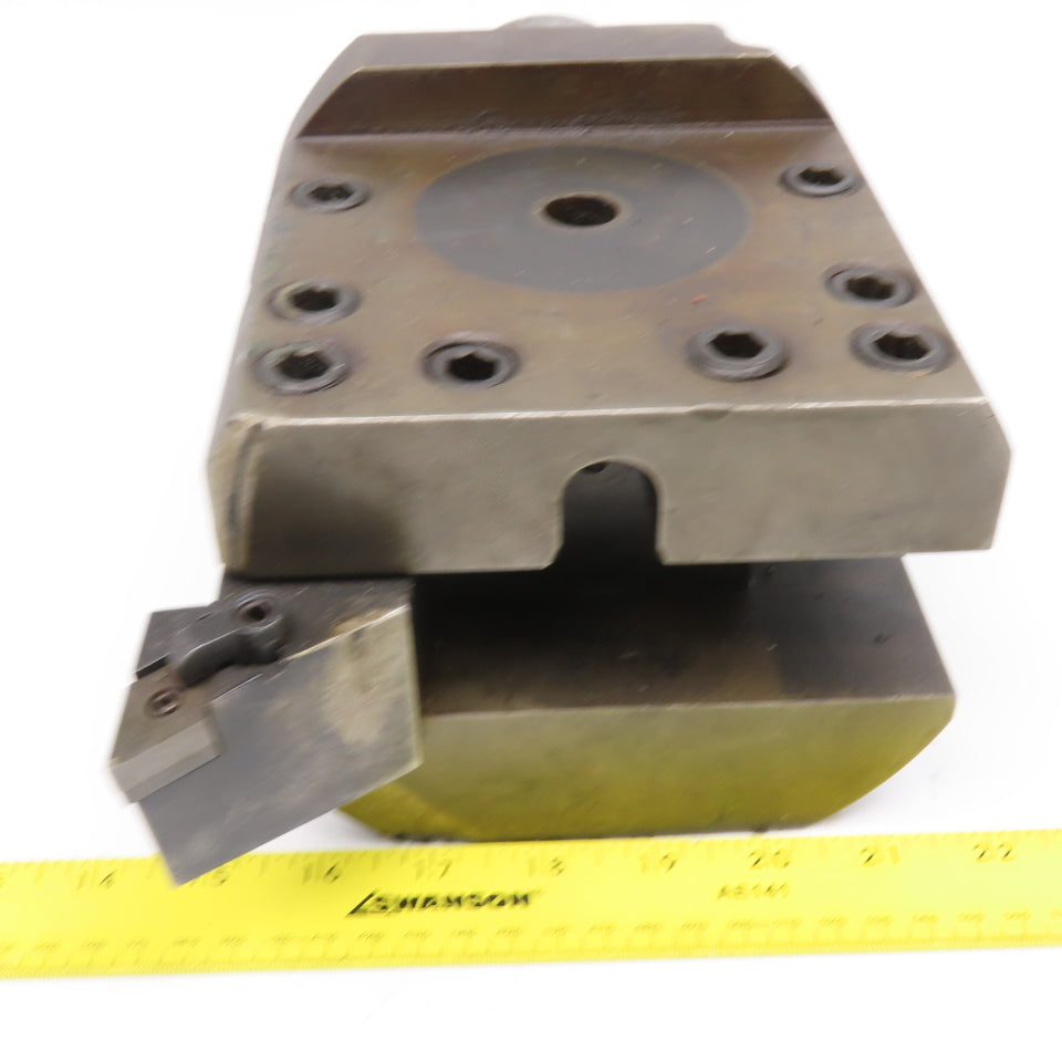 Davis 3 Position Turret Lathe Boring Bar Holder Block 1-1/2" Bar 2-3/4" Shank