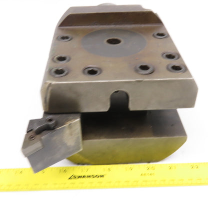 Davis 3 Position Turret Lathe Boring Bar Holder Block 1-1/2" Bar 2-3/4" Shank