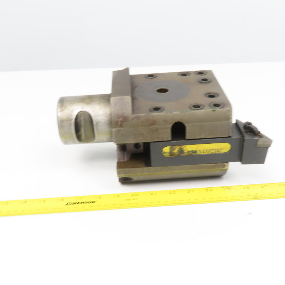 Davis 3 Position Turret Lathe Boring Bar Holder Block 1-1/2" Bar 2-3/4" Shank