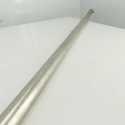 1-1/2" Stainless Steel Sanitary Pipe 84" OAL W/90° Elbow