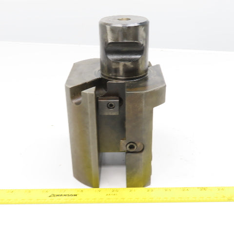 Davis 3 Position Turret Lathe Boring Bar Holder Block 1-1/2" Bar 2-3/4" Shank