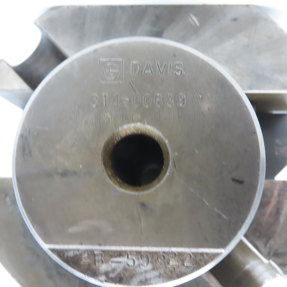 Davis 3 Position Turret Lathe Boring Bar Holder Block 1-1/2" Bar 2-3/4" Shank
