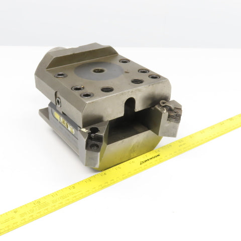 Davis 3 Position Turret Lathe Boring Bar Holder Block 1-1/2" Bar 2-3/4" Shank