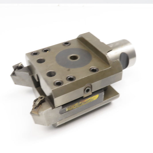 Davis 3 Position Turret Lathe Boring Bar Holder Block 1-1/2" Bar 2-3/4" Shank