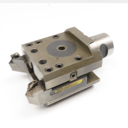Davis 3 Position Turret Lathe Boring Bar Holder Block 1-1/2" Bar 2-3/4" Shank