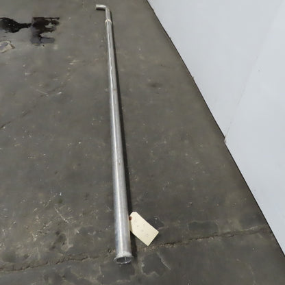 1-1/2" Stainless Steel Sanitary Pipe 99" OAL W/90° Elbow