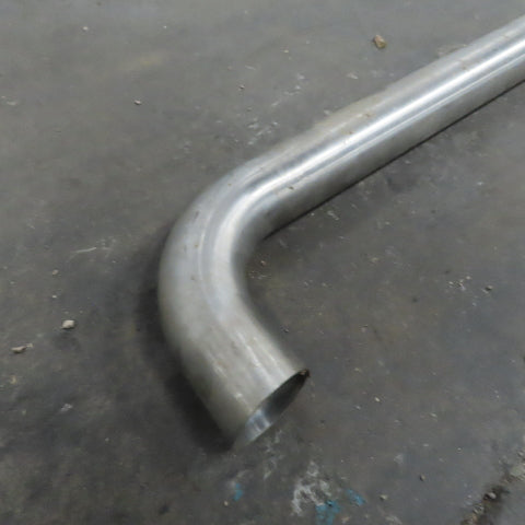 1-1/2" Stainless Steel Sanitary Pipe 99" OAL W/90° Elbow
