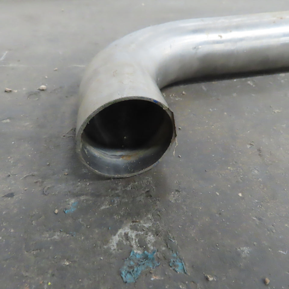1-1/2" Stainless Steel Sanitary Pipe 99" OAL W/90° Elbow