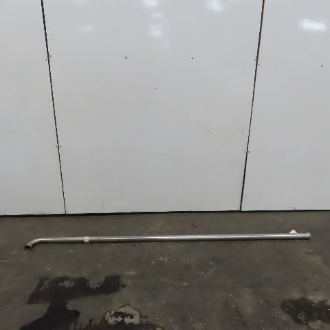 1-1/2" Stainless Steel Sanitary Pipe 99" OAL W/90° Elbow