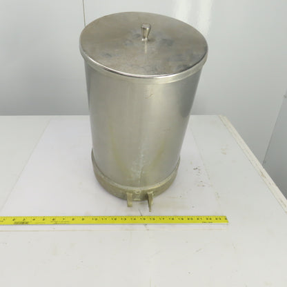 5.5 Gallon Stainless Steel Agitator/Spreader 4-3/8" x 1-3/4" Discharge
