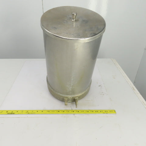 5.5 Gallon Stainless Steel Agitator/Spreader 4-3/8" x 1-3/4" Discharge