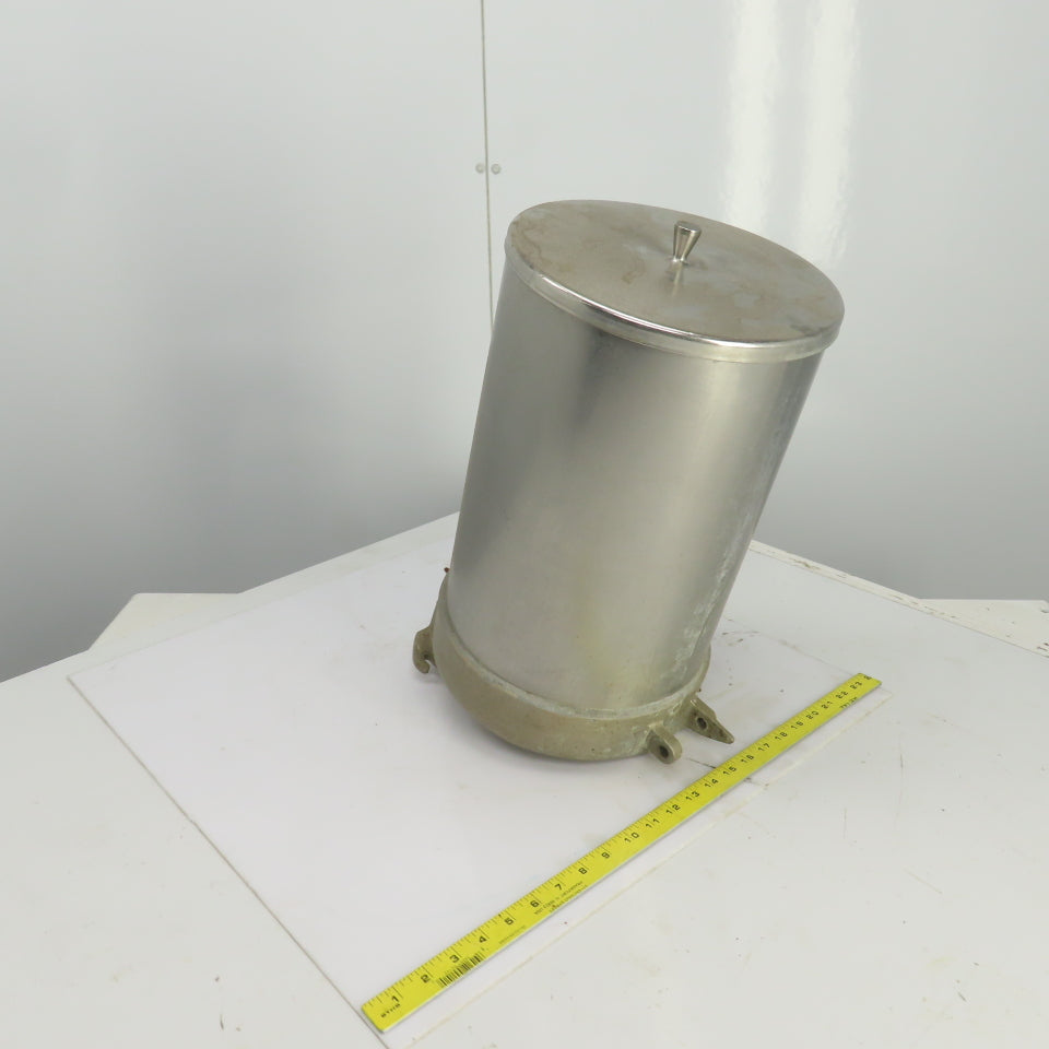 5.5 Gallon Stainless Steel Agitator/Spreader 4-3/8" x 1-3/4" Discharge