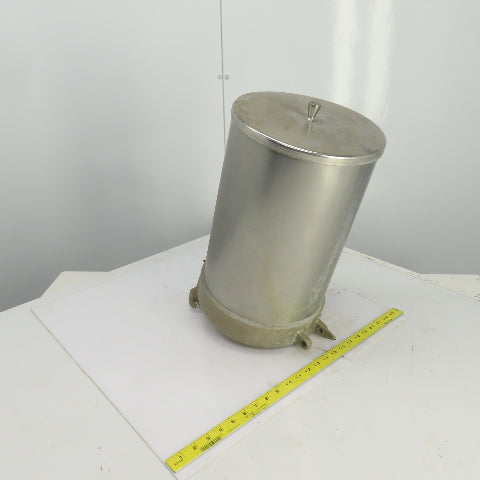 5.5 Gallon Stainless Steel Agitator/Spreader 4-3/8" x 1-3/4" Discharge