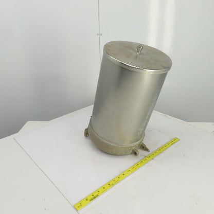 5.5 Gallon Stainless Steel Agitator/Spreader 4-3/8" x 1-3/4" Discharge