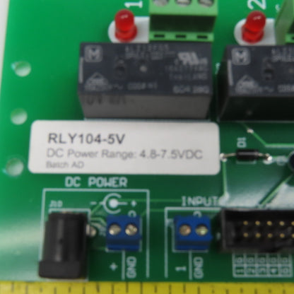 Winford RLY104-5V 4 Channel SPDT Relay Circuit Board 4.8-7.5VDC