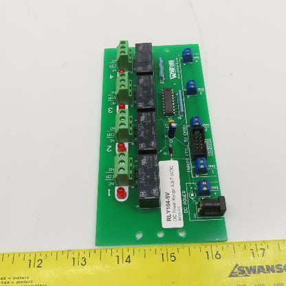 Winford RLY104-5V 4 Channel SPDT Relay Circuit Board 4.8-7.5VDC