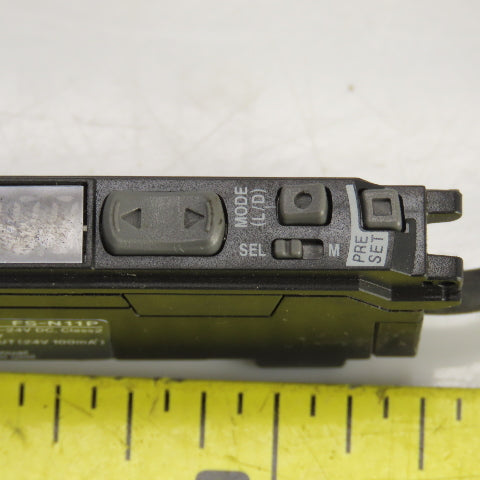 Keyence FS-N11P Digital Fiber Optic Sensor/Amplifier 12-24VDC