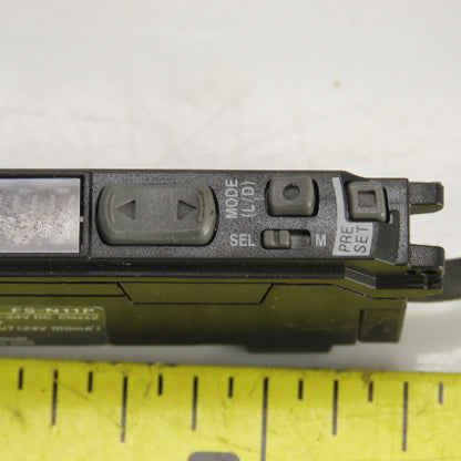Keyence FS-N11P Digital Fiber Optic Sensor/Amplifier 12-24VDC