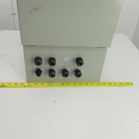 Saginaw Control SCE-12108BELJ 12" x 10" x 8" Electrical Enclosure W/Backplate