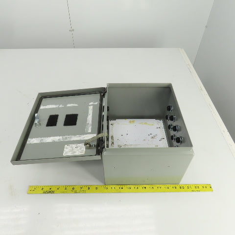 Saginaw Control SCE-12108BELJ 12" x 10" x 8" Electrical Enclosure W/Backplate