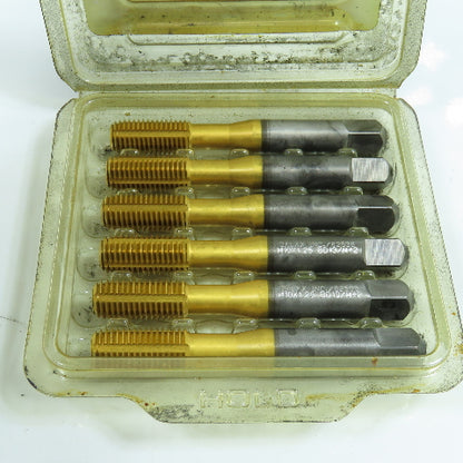 Balax M10 x 1.25 Metric Straight Bottoming Tap HSS TiN Coated Lot of 6