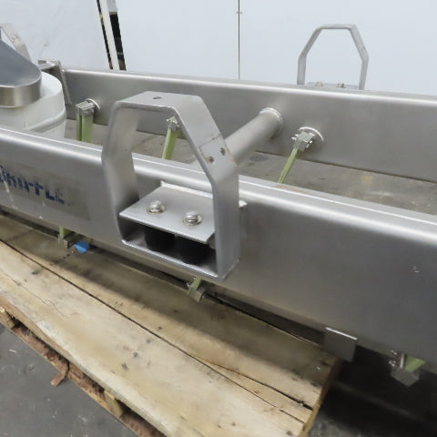 Hanging Stainless Steel Pan 152"x17-1/2" Vibratory Shaker Washdown Conveyor