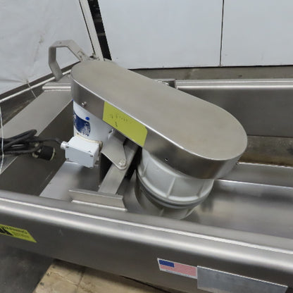 Hanging Stainless Steel Pan 152"x17-1/2" Vibratory Shaker Washdown Conveyor