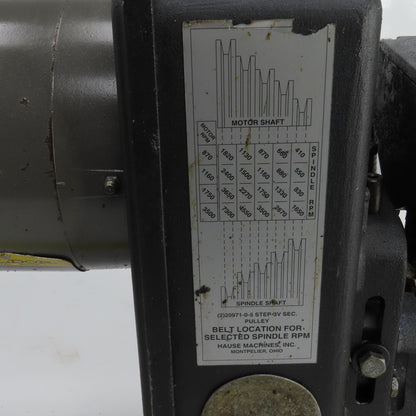 Hause Holomatic Model 2447 Air Over Hydraulic Drill Head 4" Stroke 3PH 230/460V