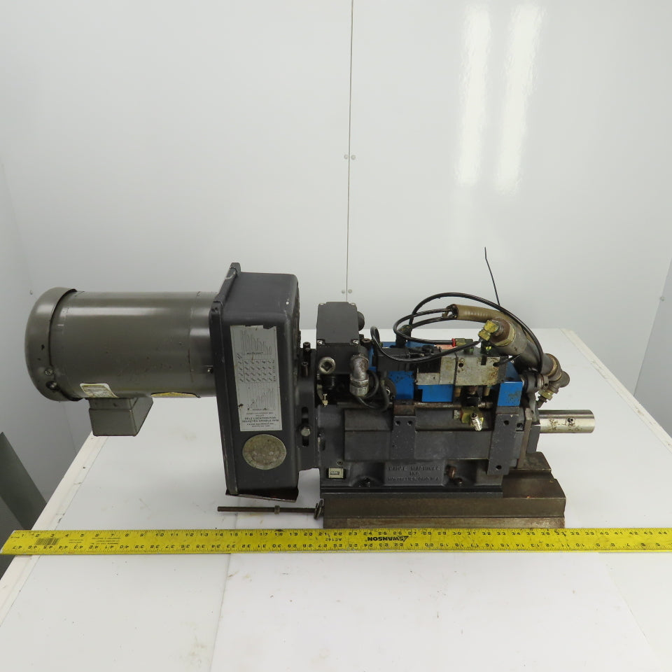 Hause Holomatic Model 2447 Air Over Hydraulic Drill Head 4" Stroke 3PH 230/460V