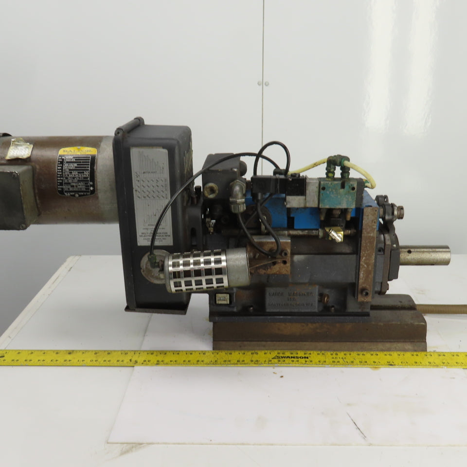 Hause Holomatic Model 2447 Air Over Hydraulic Drill Head 4" Stroke 3PH 230/460V