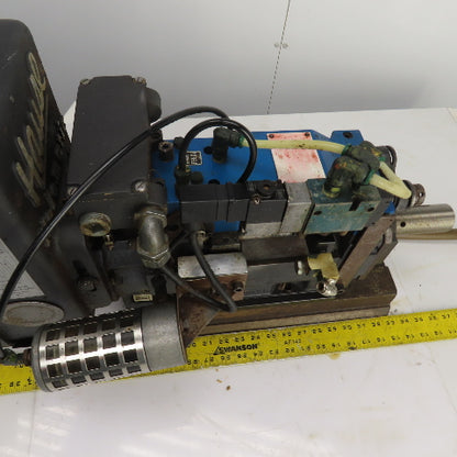Hause Holomatic Model 2447 Air Over Hydraulic Drill Head 4" Stroke 3PH 230/460V