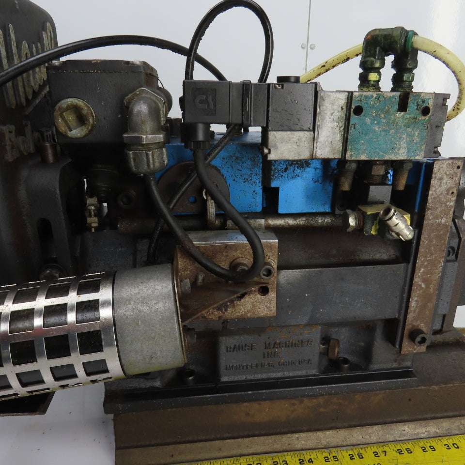 Hause Holomatic Model 2447 Air Over Hydraulic Drill Head 4" Stroke 3PH 230/460V