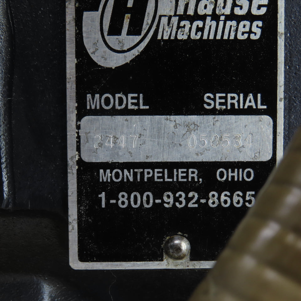 Hause Holomatic Model 2447 Air Over Hydraulic Drill Head 4" Stroke 3PH 230/460V